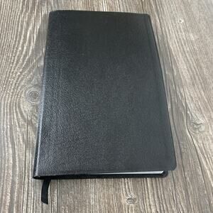 NIV, Thinline Bible Bonded Leather, Black, Red Letter Edition Zondervan